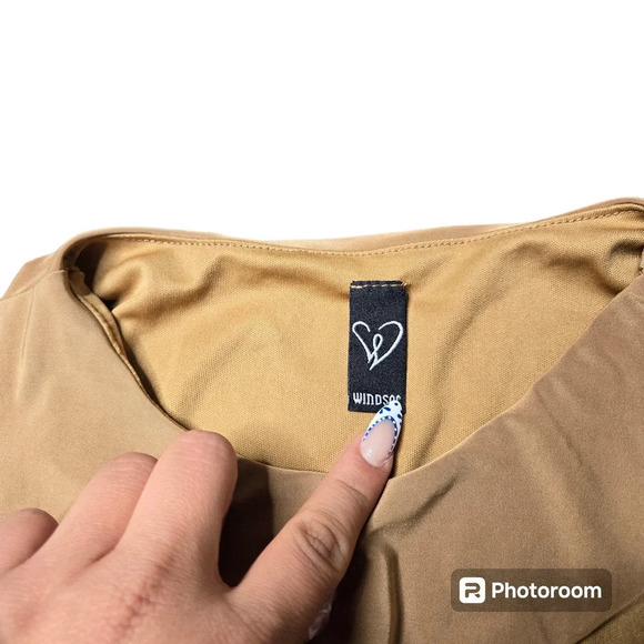 Windsor Tan Cutout Bodysuit - Picture 6 of 6